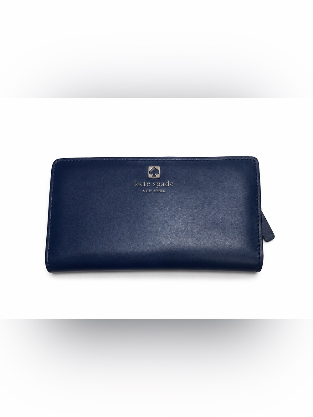 kate spade Navy & Pink Leather Snap Wallet
